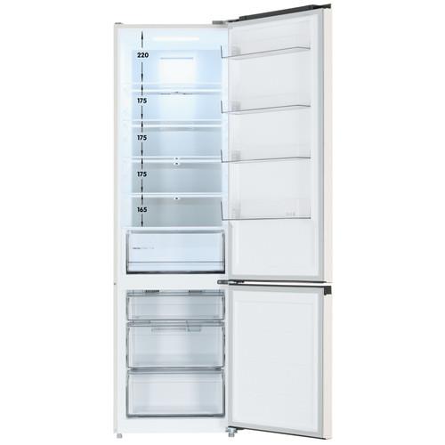 Холодильник с морозильником Midea MDRB510FGF33IDM бежевый Холодильник с морозильником Midea MDRB510FGF33IDM бежевый — Дополнительный ракурс