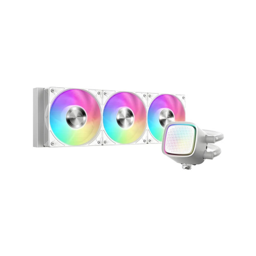 СВО SAMA L50 360WH (L50-WHWAYX03-G) (320W, 360mm, White, ARGB/ Fans 3x120mm, 72.3CFM, 28dBA, 2200RPM)