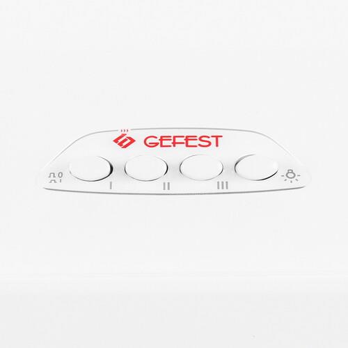 Вытяжка каминная Gefest ВО 1602 белый Вытяжка каминная Gefest ВО 1602 белый — Внешний вид с другого ракурса