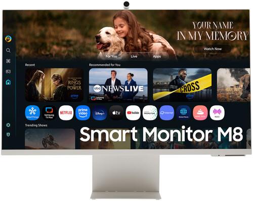 31.5" Монитор Samsung Smart M8 M80F S32FM803UI UHD белый