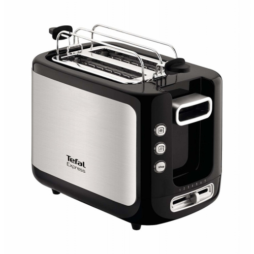 Тостер Tefal TT365031 серебристый/черный