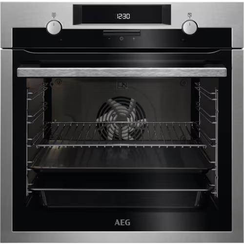 Электрический духовой шкаф AEG BCE451351M серебристый
