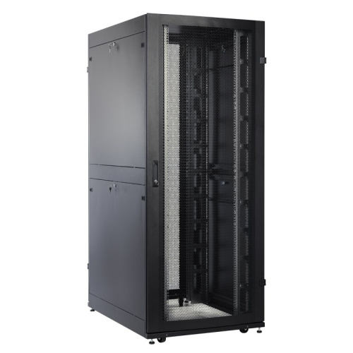Шкаф серверный ЦМО ШТК-СП-42.8.12-48АА-9005 напольный 42U 800x1190мм пер.дв.перфор.