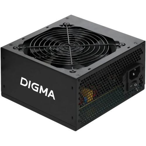 Блок питания Digma DPSU-650W, 650Вт, 120мм, черный, retail