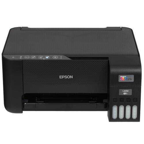МФУ струйное Epson L3250 МФУ струйное Epson L3250 — Панель управления и лотки