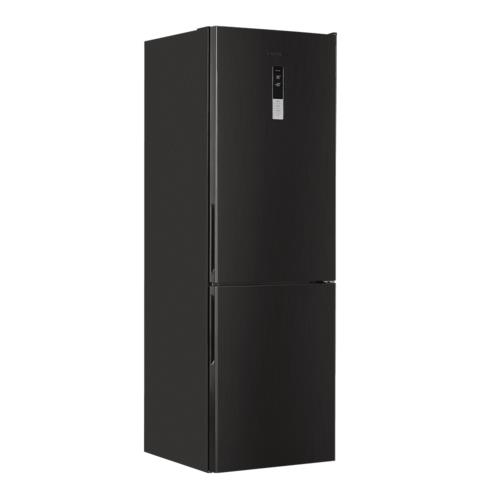 Холодильник с морозильником   MAUNFELD MFF185NFSB10 Inverter черный