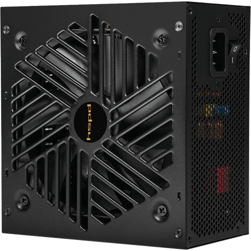 Блок питания HSPD HSI-850GF-BK 850W 80+ Gold (ATX, 3.1, PCIe 5.1, Full modular, 1x24(20+4)pin 600mm, 2xCPU 8(4+4)pin 700mm, 2xPCIe*2