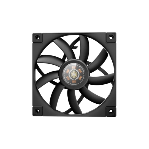 Вентилятор DEEPCOOL FT12 Slim 120x120x15мм (White LED, черный, 500-1850об/мин) Color Box