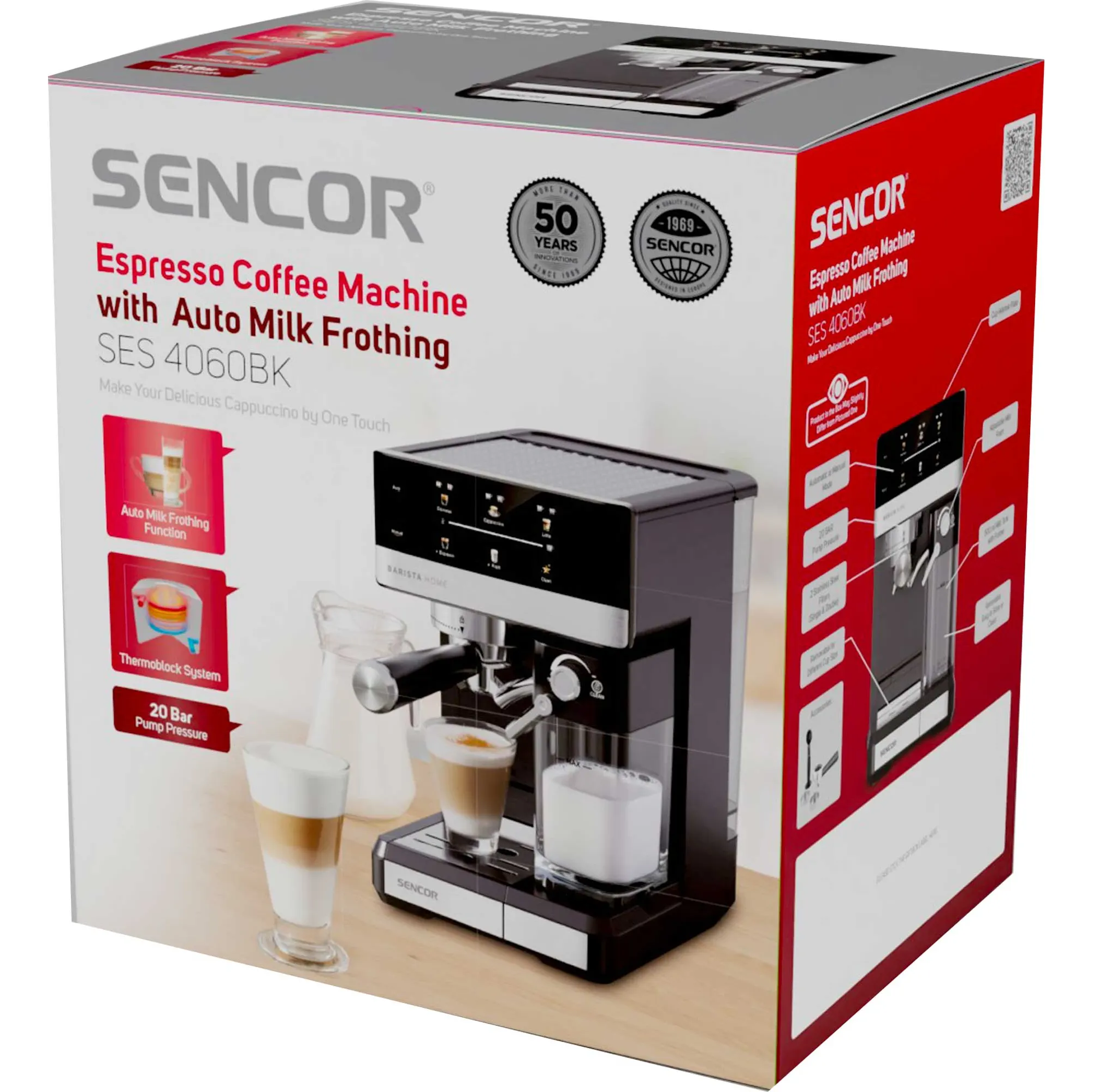 Кофеварка Sencor SES 4060BK — фотография 3