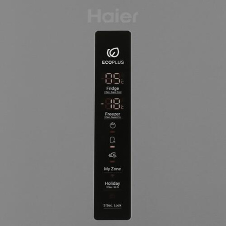 Холодильник с морозильником   Haier C4F640CXU1 серебристый