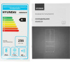 Холодильник многодверный   Hyundai CM40043F серебристый
