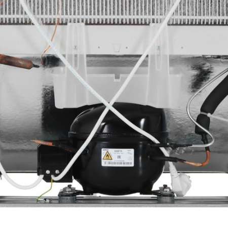 Холодильник с морозильником Бирюса M553 серебристый