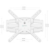 Кронштейн ONKRON M5 White