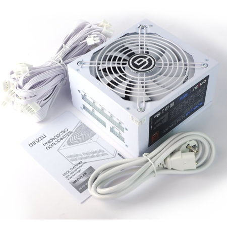 Блок питания Ginzzu MC800 800W белый