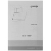 Вытяжка наклонная Gorenje WHI649X21P черный/серебристый
