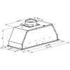Вытяжка полновстраиваемая Оasis UM-52W белый