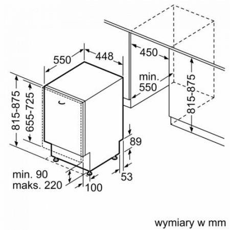 Встраиваемая посудомоечная машина Bosch SPV4EMX25E