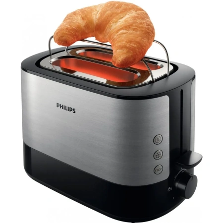 Тостер Philips HD2637/90 черный/серебристый