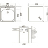 Мойка Ukinox Классика CLM480.480 4K 0C