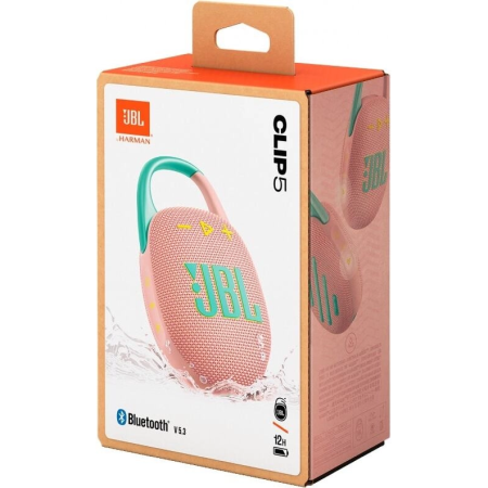 Портативная акустика JBL Clip 5 Pink JBLCLIP5PINK