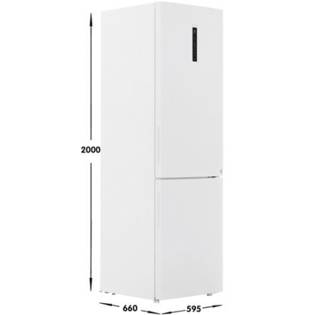 Холодильник с морозильником   Haier C2F637CWMVU1 белый