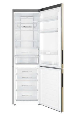 Холодильник с морозильником   Haier C4F640CCGU1 бежевый