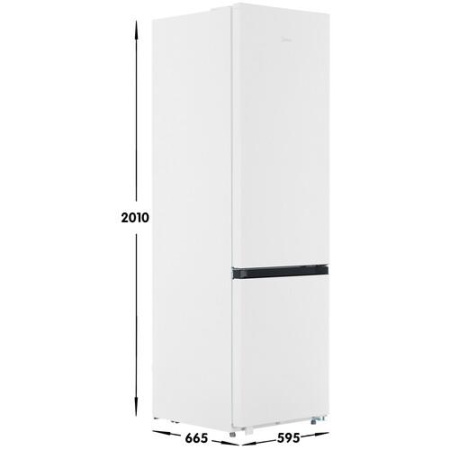 Холодильник с морозильником   Midea MDRB601MME01 белый