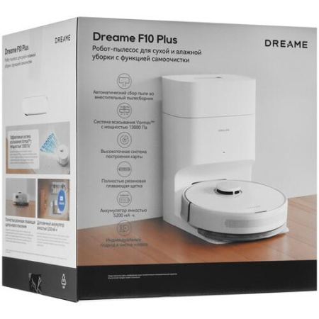 Робот-пылесос Dreame F10 Plus белый