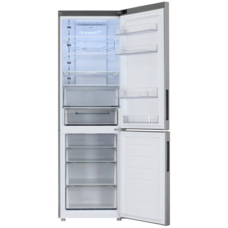 Холодильник с морозильником   Haier C4F637CXRGU1 серебристый