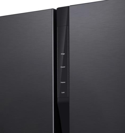 Холодильник Side by Side   Hyundai CS5003F черный