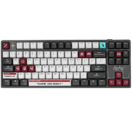 Клавиатура  проводная + беспроводная A4Tech Bloody WS87 Pixels Red