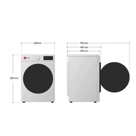 Стиральная машина LG F2V5HS0W белый