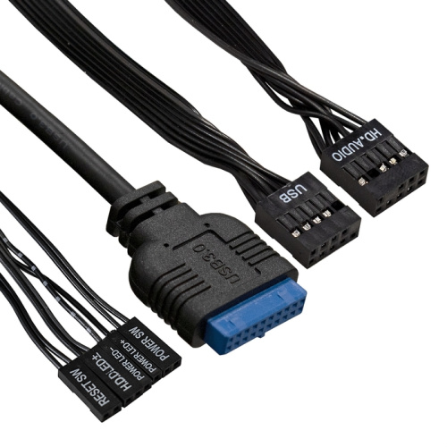 Корпус ExeGate AA-440U Miditower (ATX, без БП, 2*USB+1*USB3.0, аудио, черный)